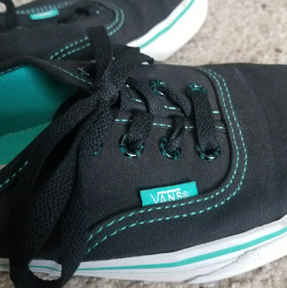 Vans Black & Teal